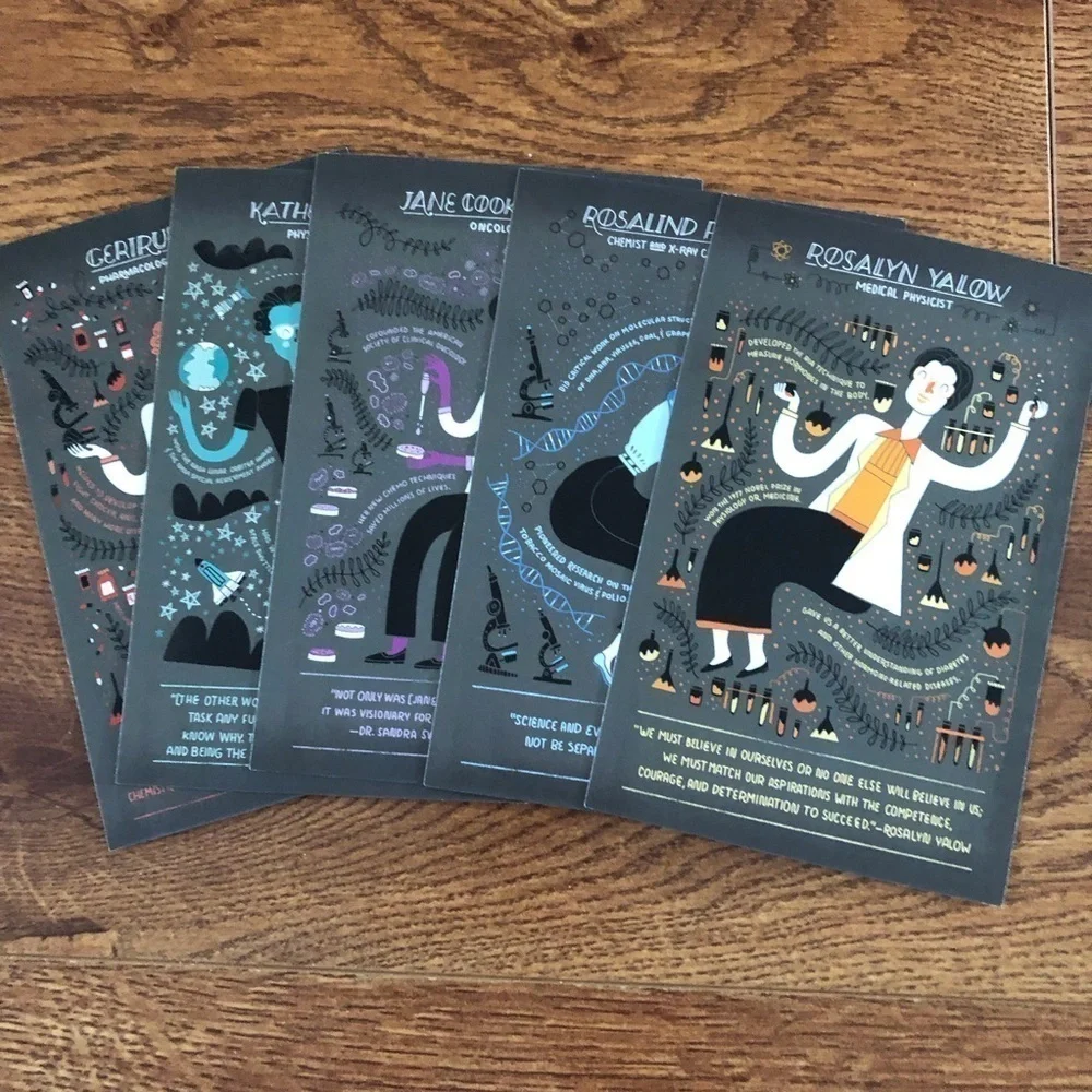 Women in Science by: Rachel Ignotofsky postcard set #7